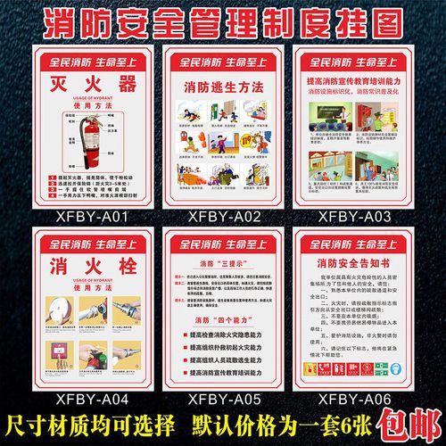 溪沫消防標(biāo)識(shí)標(biāo)牌工廠車(chē)間標(biāo)識(shí)生產(chǎn)安全貼紙管理制度掛圖消防安全知識(shí)